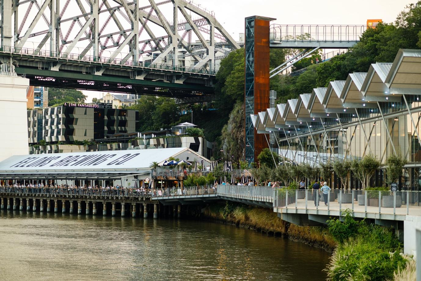 Photo of the Howard Smith Wharves