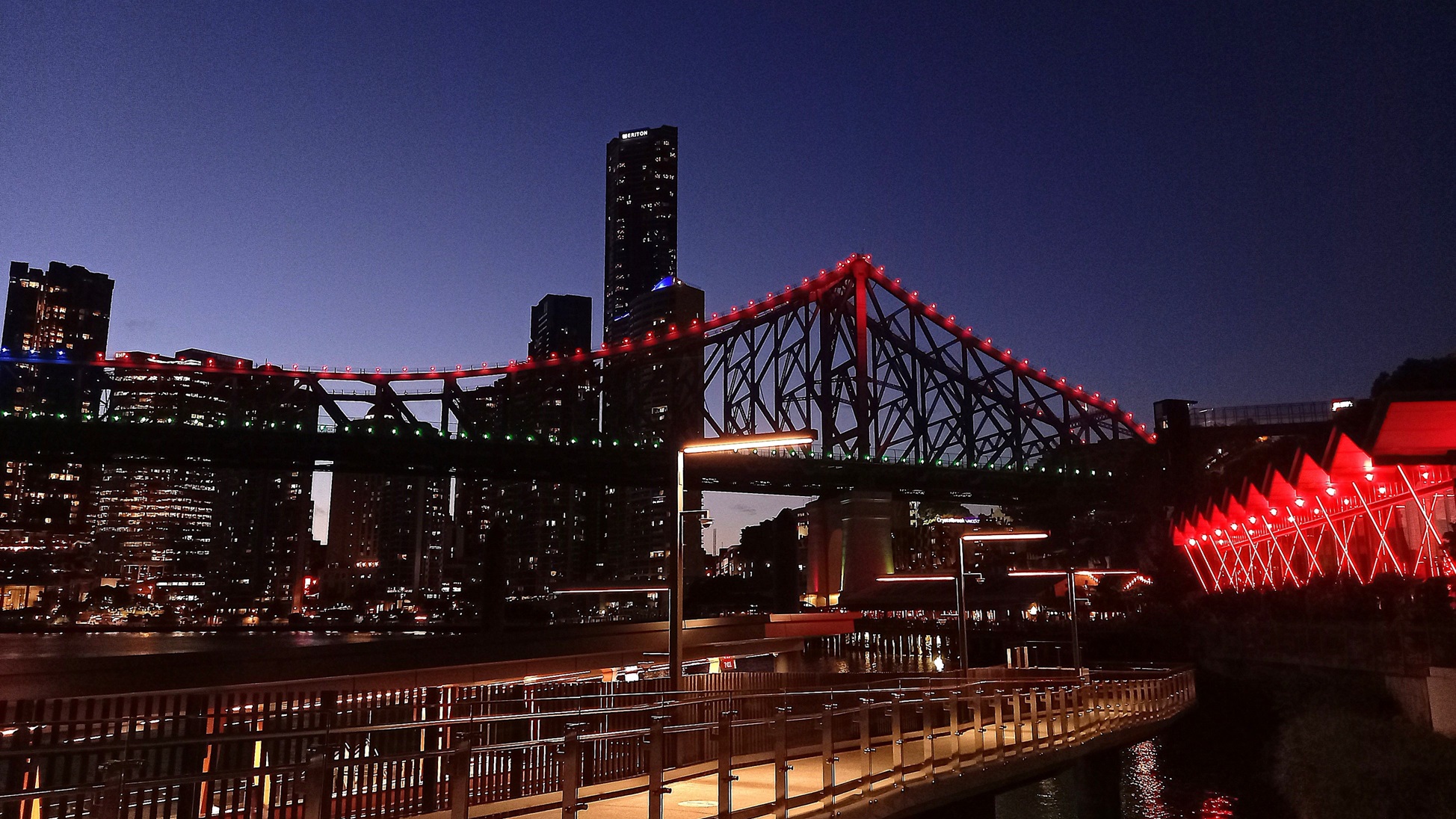 Photo of the Howard Smith Wharves